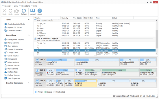 NIUBI Partition Editor